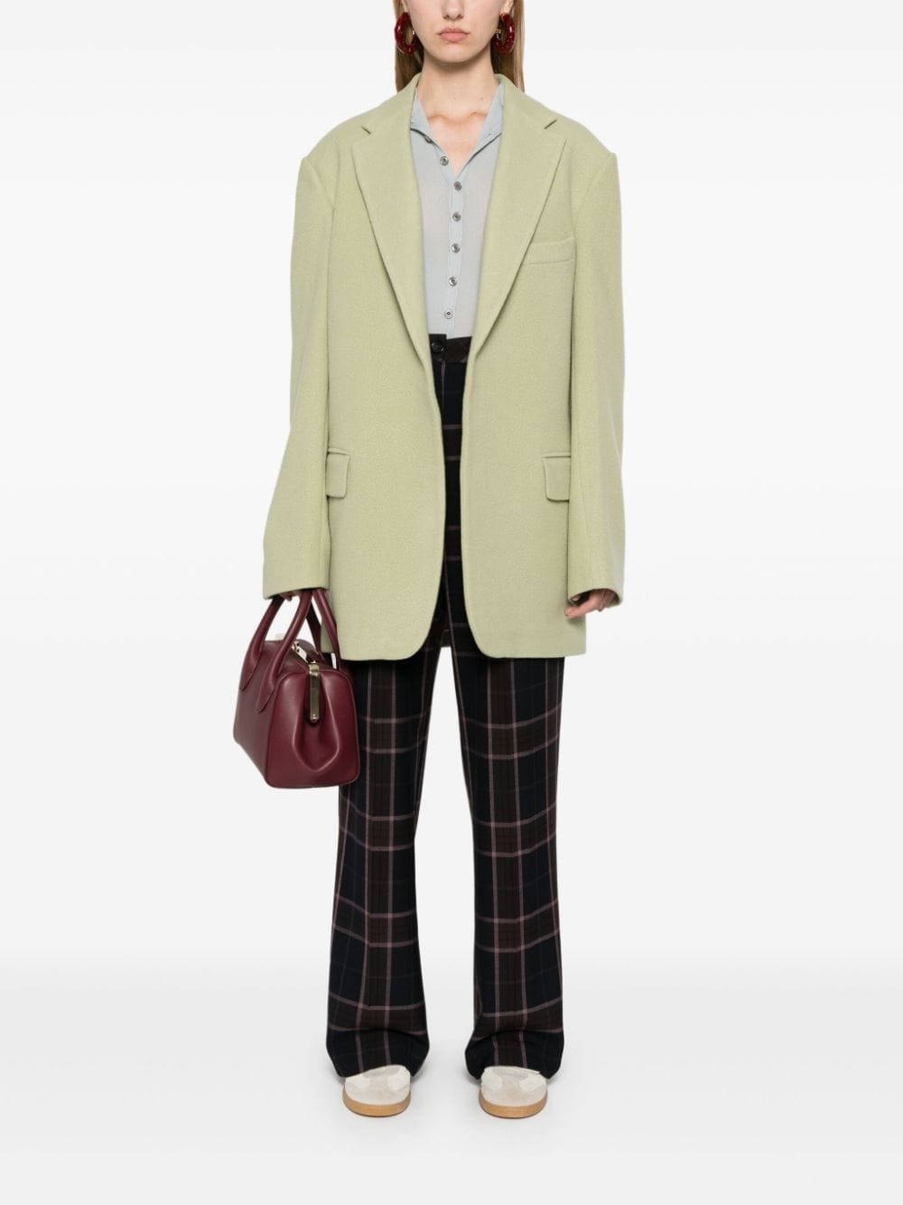 PS Paul Smith check-pattern trousers - Zwart