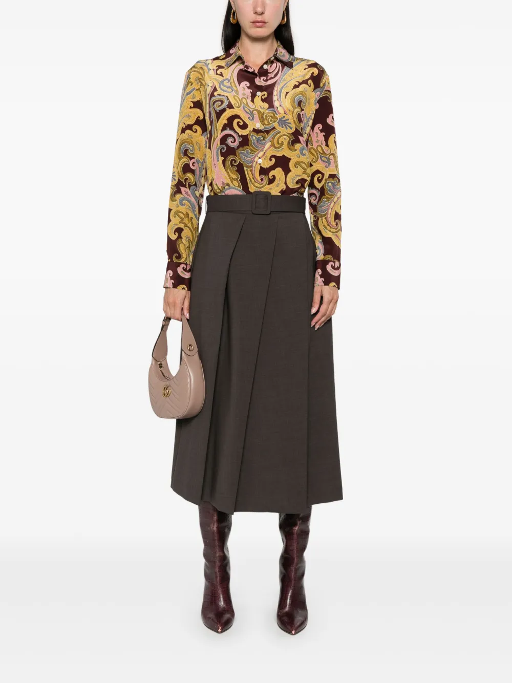 ETRO Blouse met grafische print - Rood