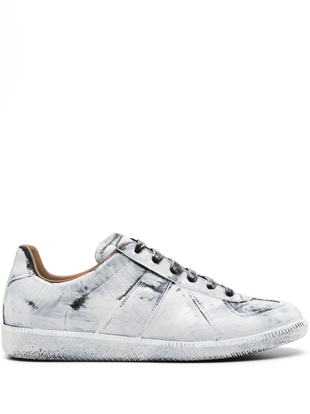 Maison Margiela paint-effect sneakers - White