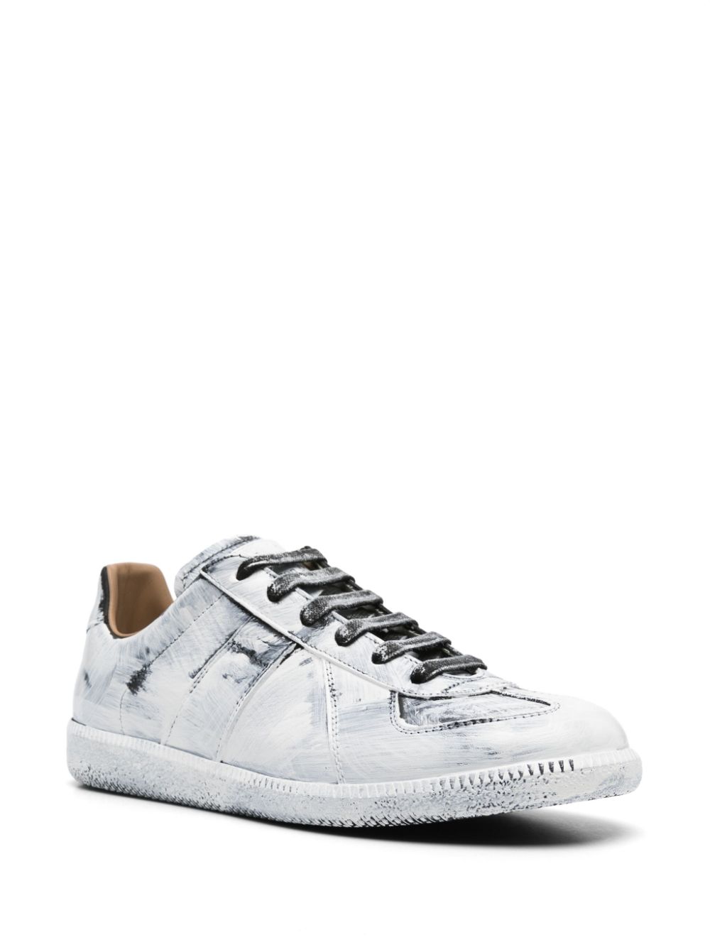 Maison Margiela paint-effect sneakers - White