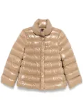 Fay funnel-neck puffer jacket - Neutrals