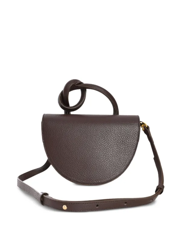 Yuzefi Pretzel Shoulder Bag Brown FARFETCH PH