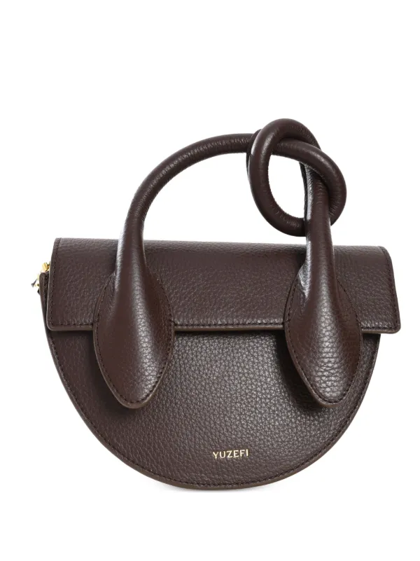 Yuzefi Pretzel Shoulder Bag Brown FARFETCH ID