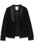 Noir Kei Ninomiya shawl-lapels blazer - Black