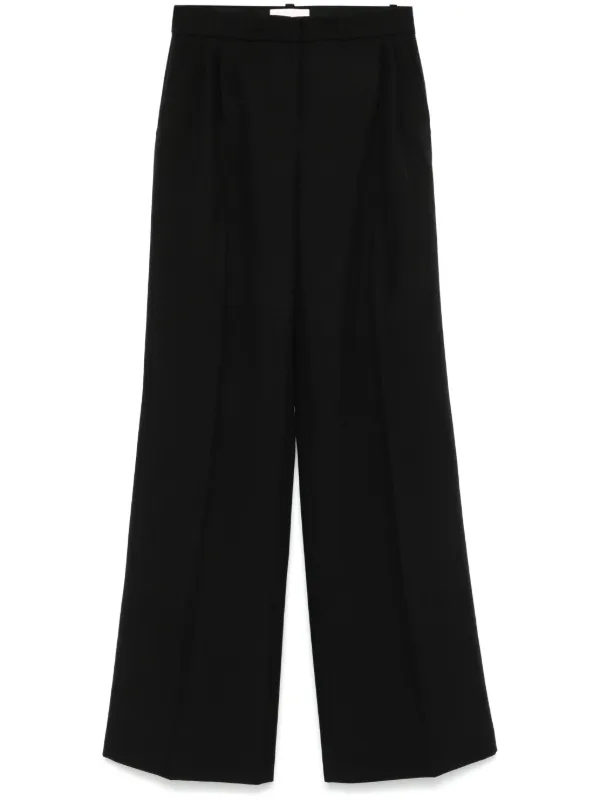 Coperni Pressed-crease Wide-leg Trousers in Black