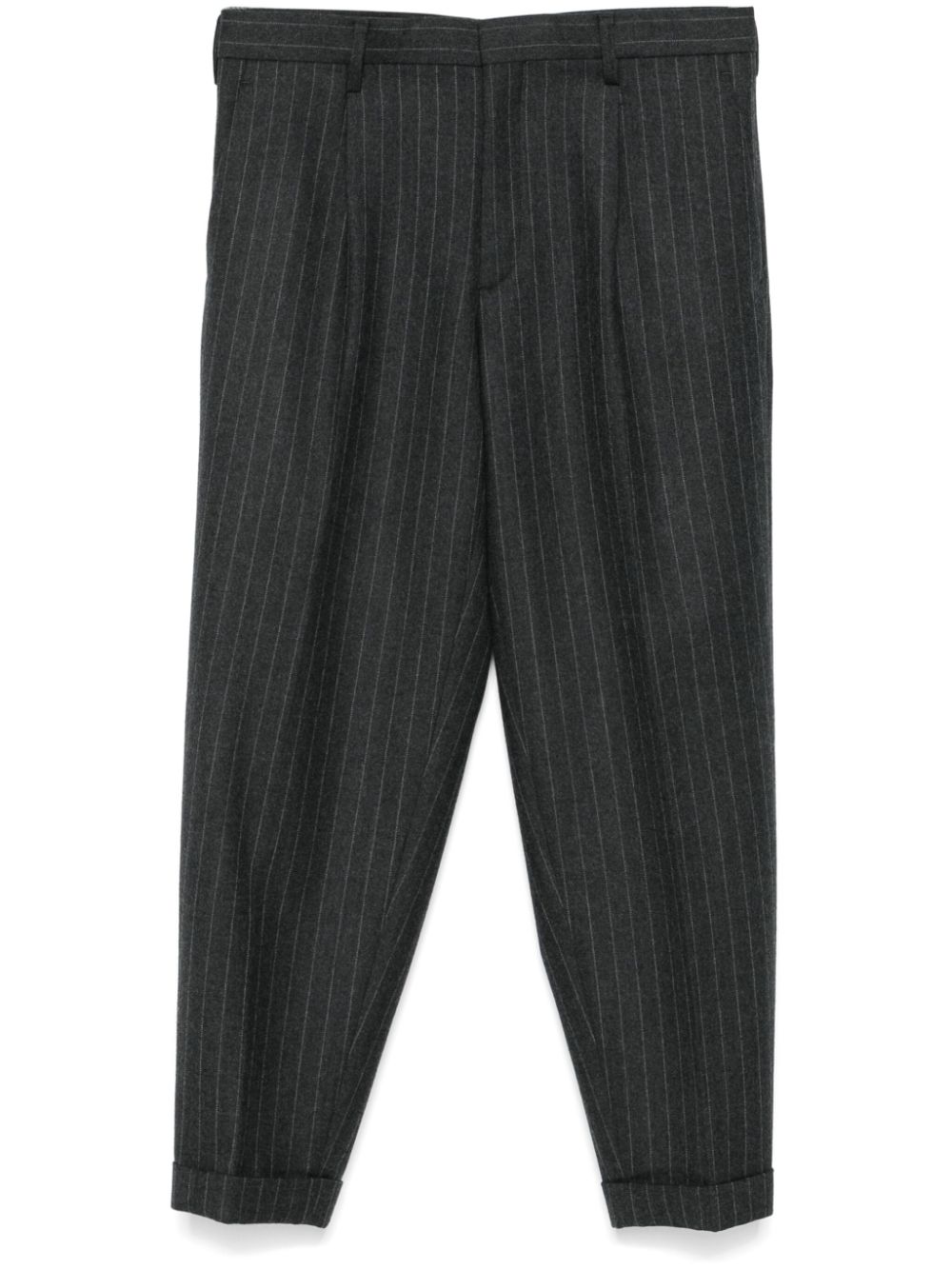 Kolor pinstriped trousers - Grey