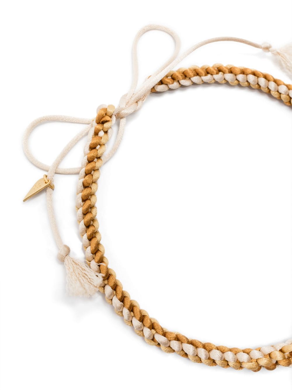 Forte Forte Gevlochten choker - Beige