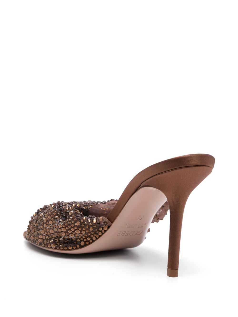 Gedebe 85mm Mariel mules Brown