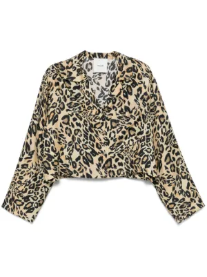 Baserange leopard-print long-sleeve T-shirt | Neutrals | FARFETCH