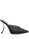 Gedebe 100mm Paris mules - Black