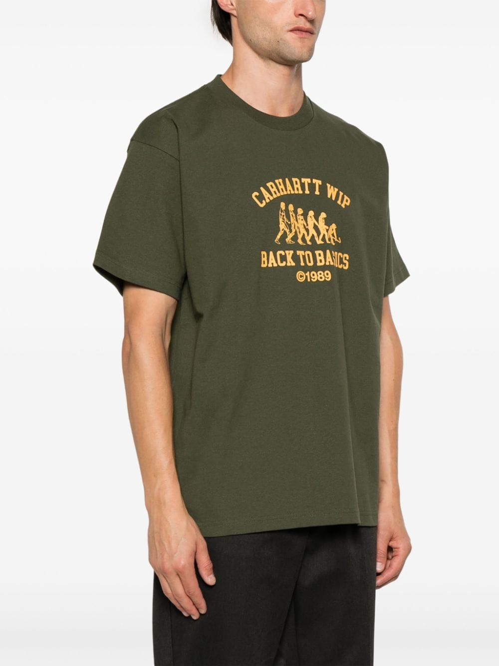 Shop Carhartt Basics T-shirt In Green