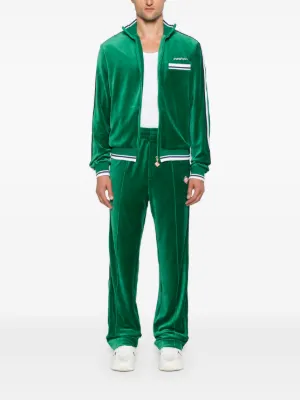 casablanca トラックパンツ Casablanca: ブラック Laurel トラックパンツ | SSENSE 日本