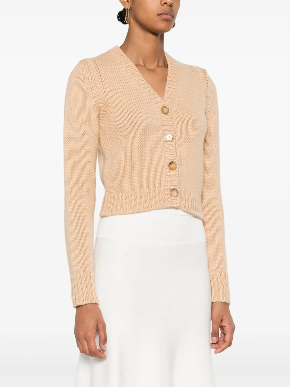Chloé Vest met V-hals Beige