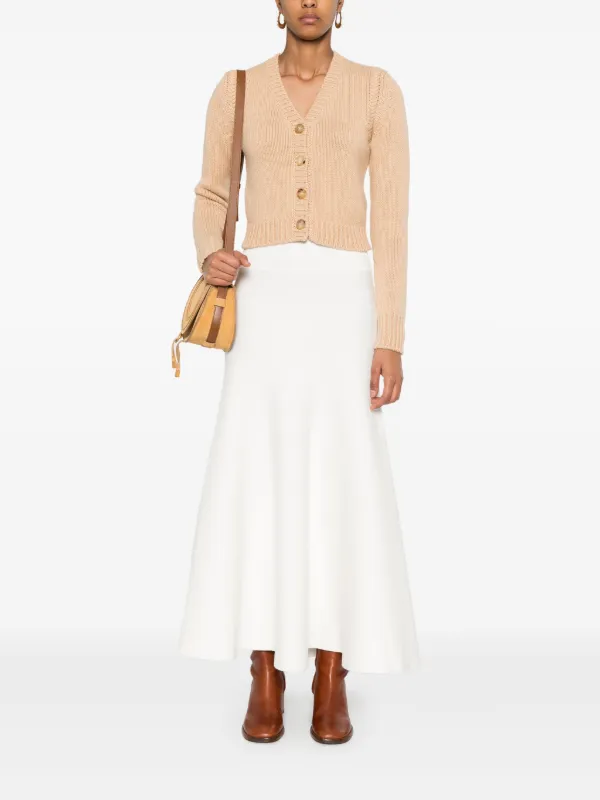Chloé Vネック カーディガン | ニュートラル | FARFETCH JP