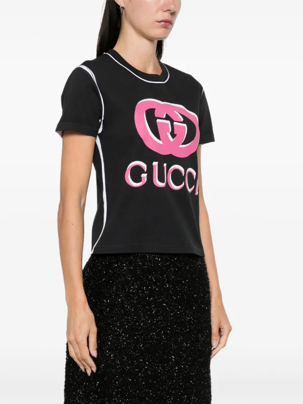 最終GWセール GUCCI ブラック ロゴ Tシャツ $_57.JPG?set_id=880000500F