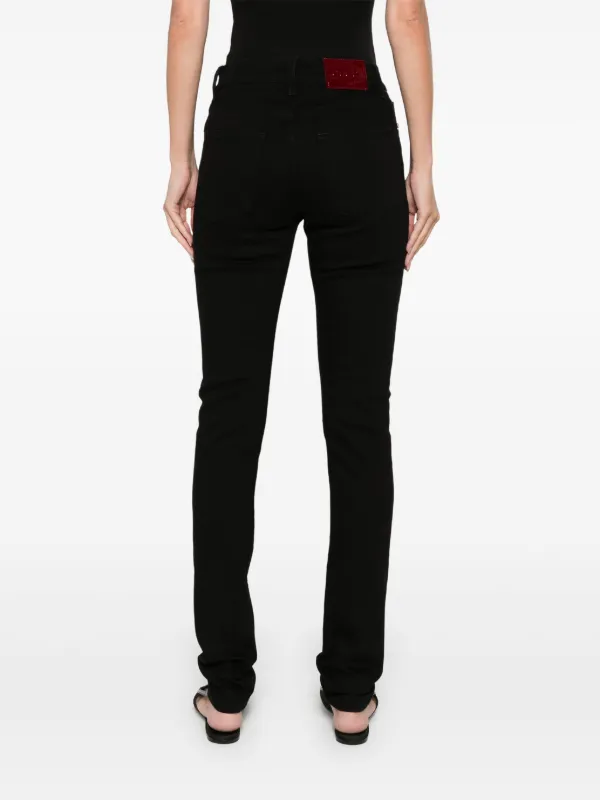パンツ GUCCI 20SS LOGO PATCH LOOSE PANT Gucci Logo-Patch Trousers - Red - 30% Off | Editorialist