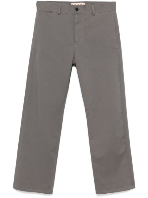 Marni gabardine-weave trousers Men