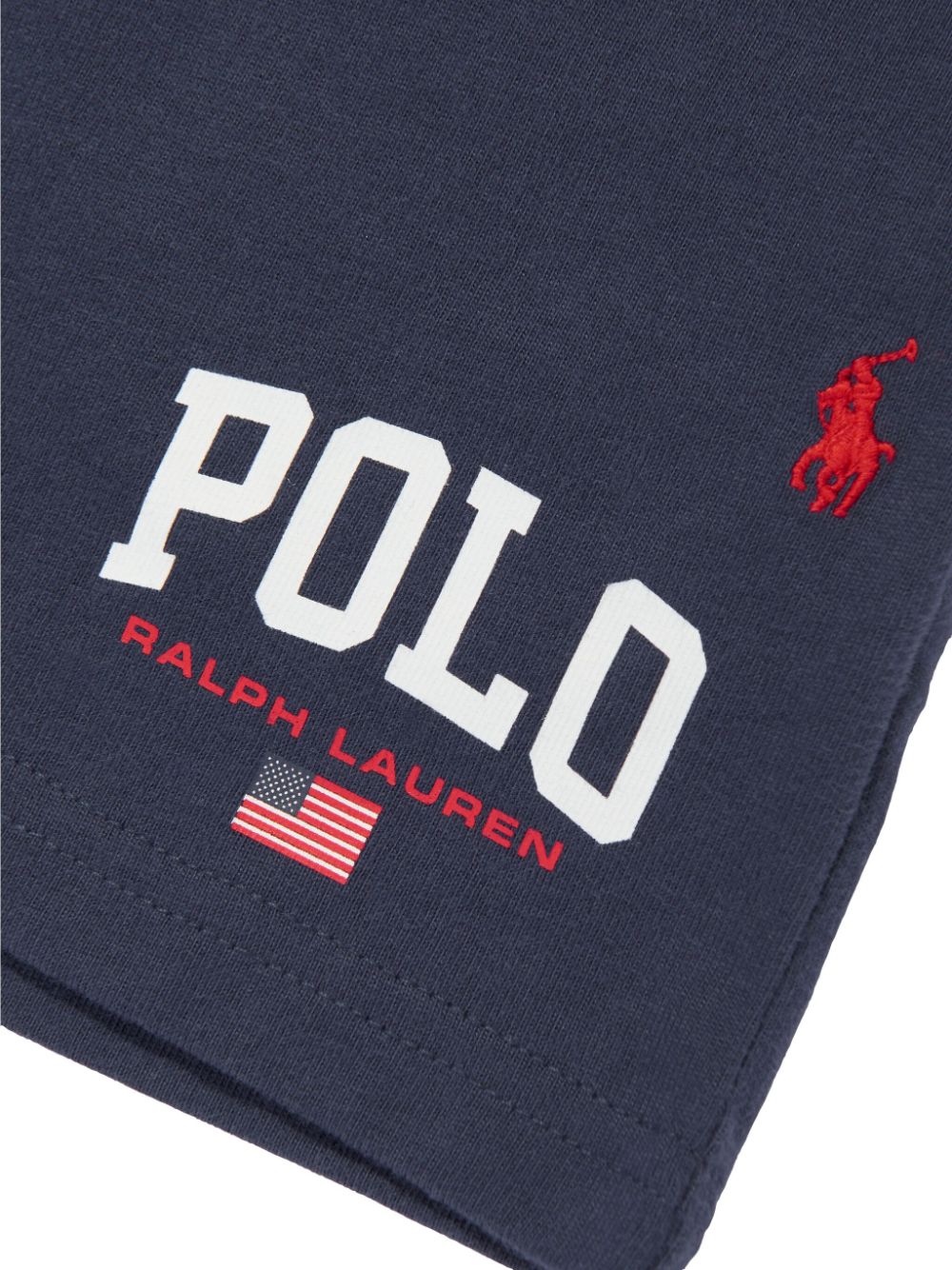 POLO RALPH LAUREN KIDS Shorts met logoprint Blauw