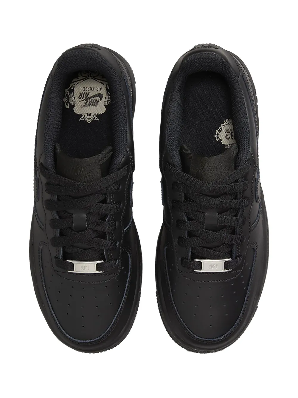 Nike Kids Air Force 1 LE Triple Black sneakers - Zwart