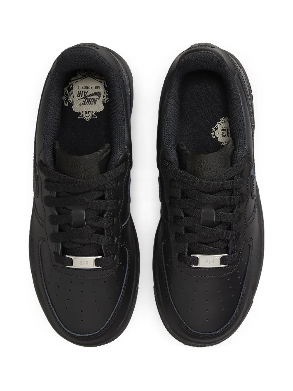 Nike Kids Air Force 1 LE "Triple Black" sneakers
