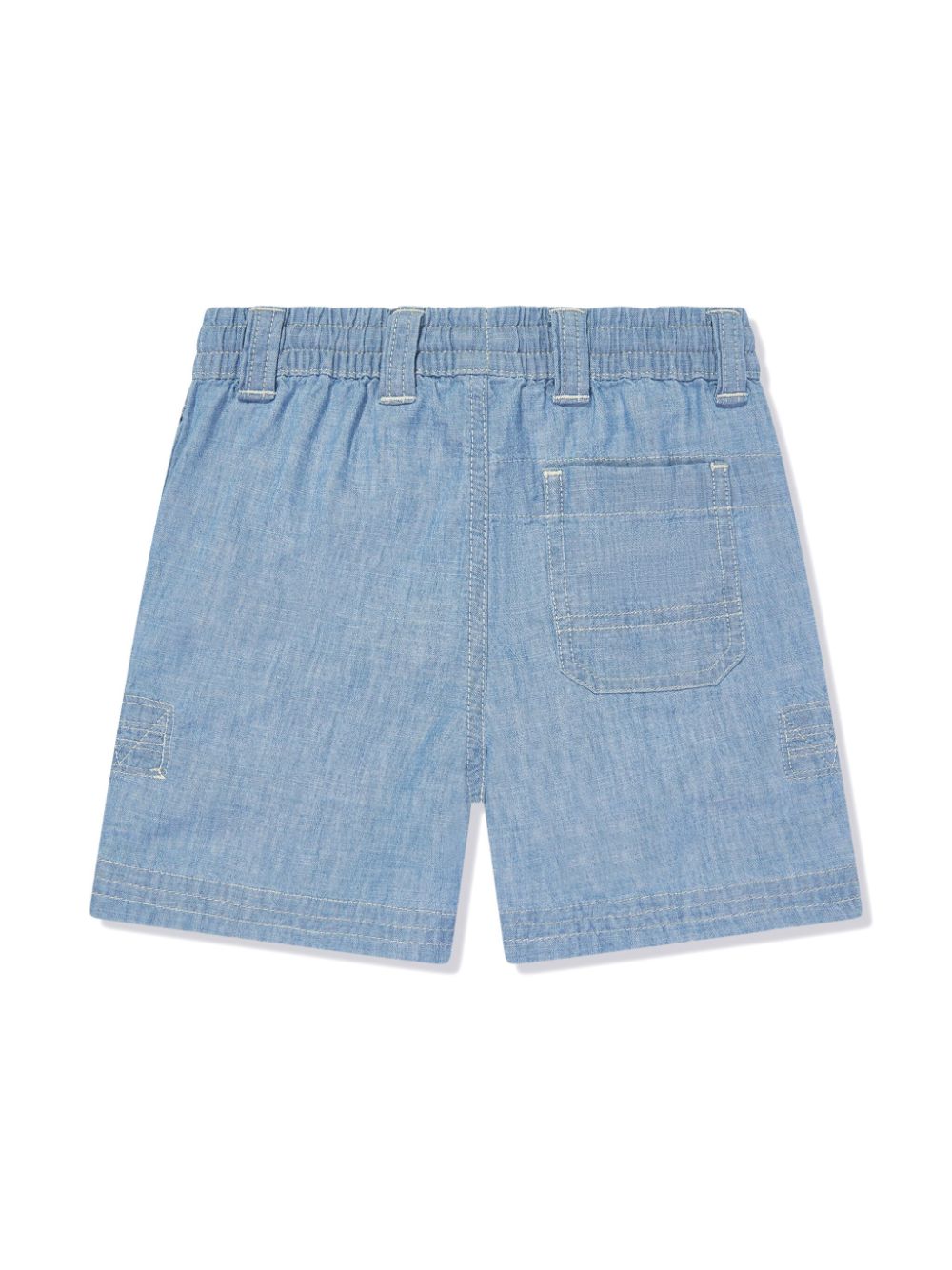 Ralph Lauren Kids Polo Pony denim shorts - Blauw