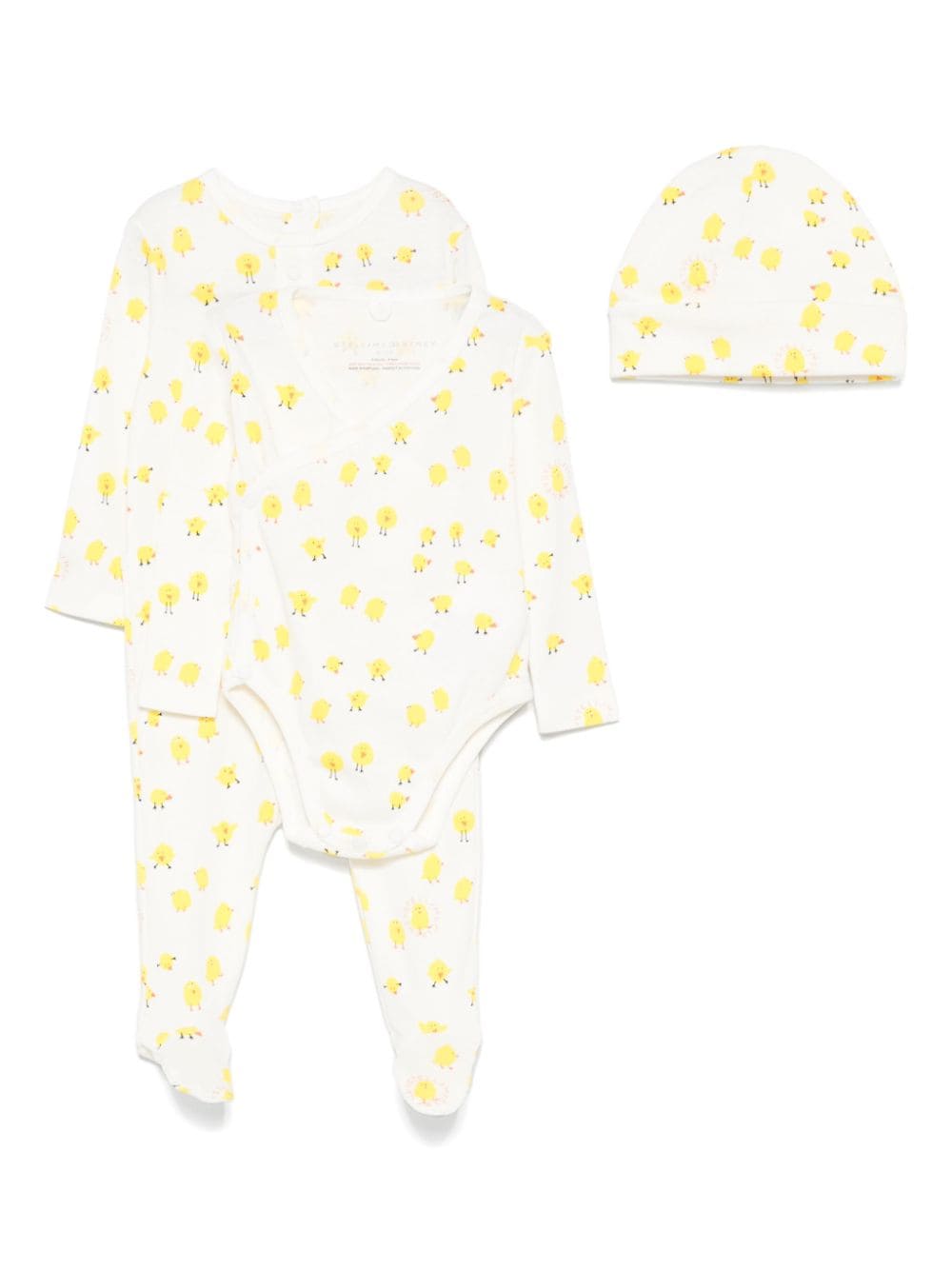 Stella McCartney Kids Pigiama con stampa - Bianco