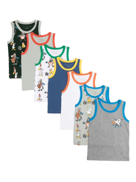 Stella McCartney Kids pack de siete tops con estampado