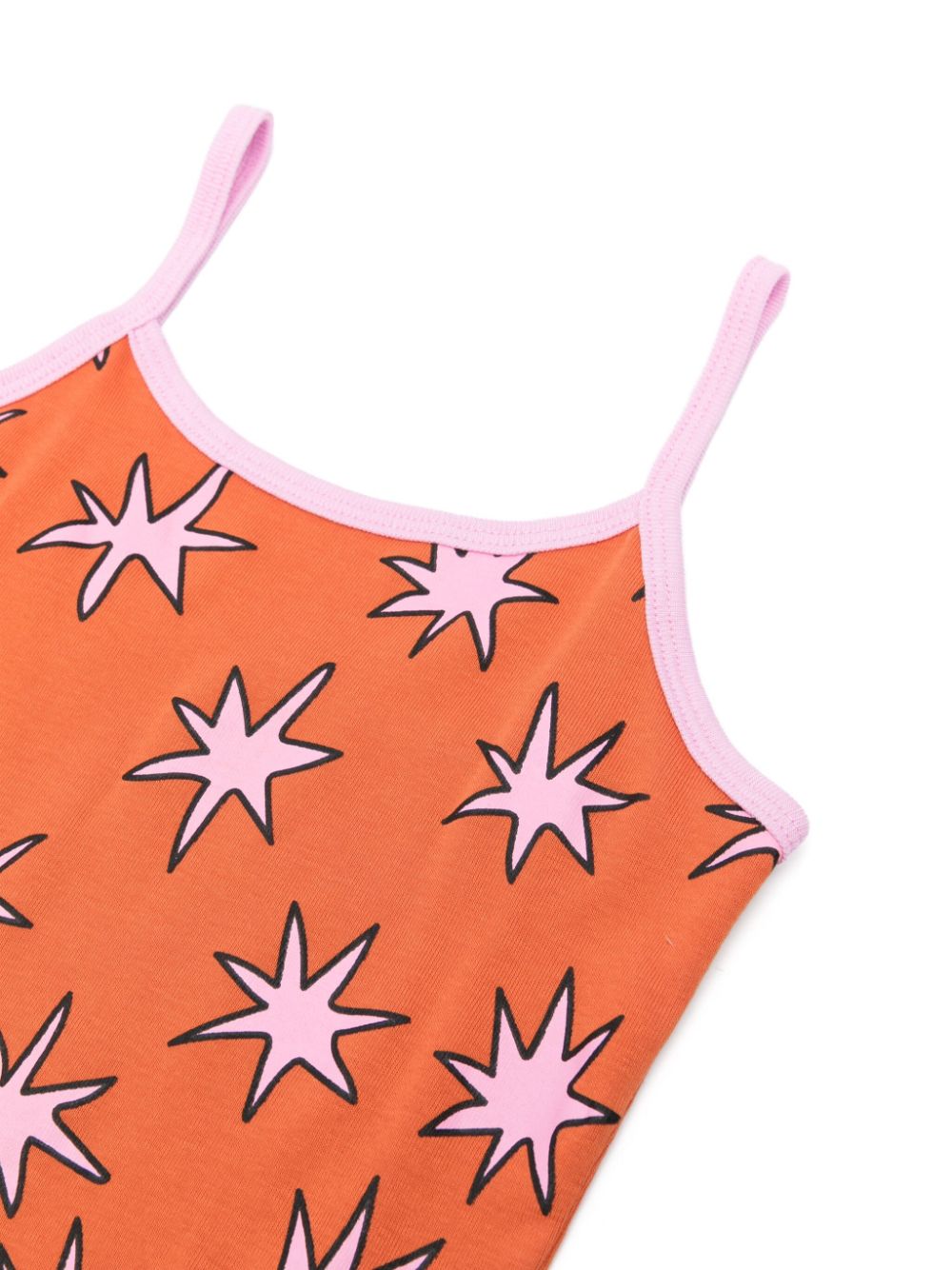 Stella McCartney Kids printed tank tops (pack of seven) - Roze