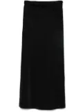 Helmut Lang wrap maxi skirt - Black