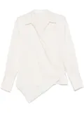 Helmut Lang wrap shirt - Neutrals