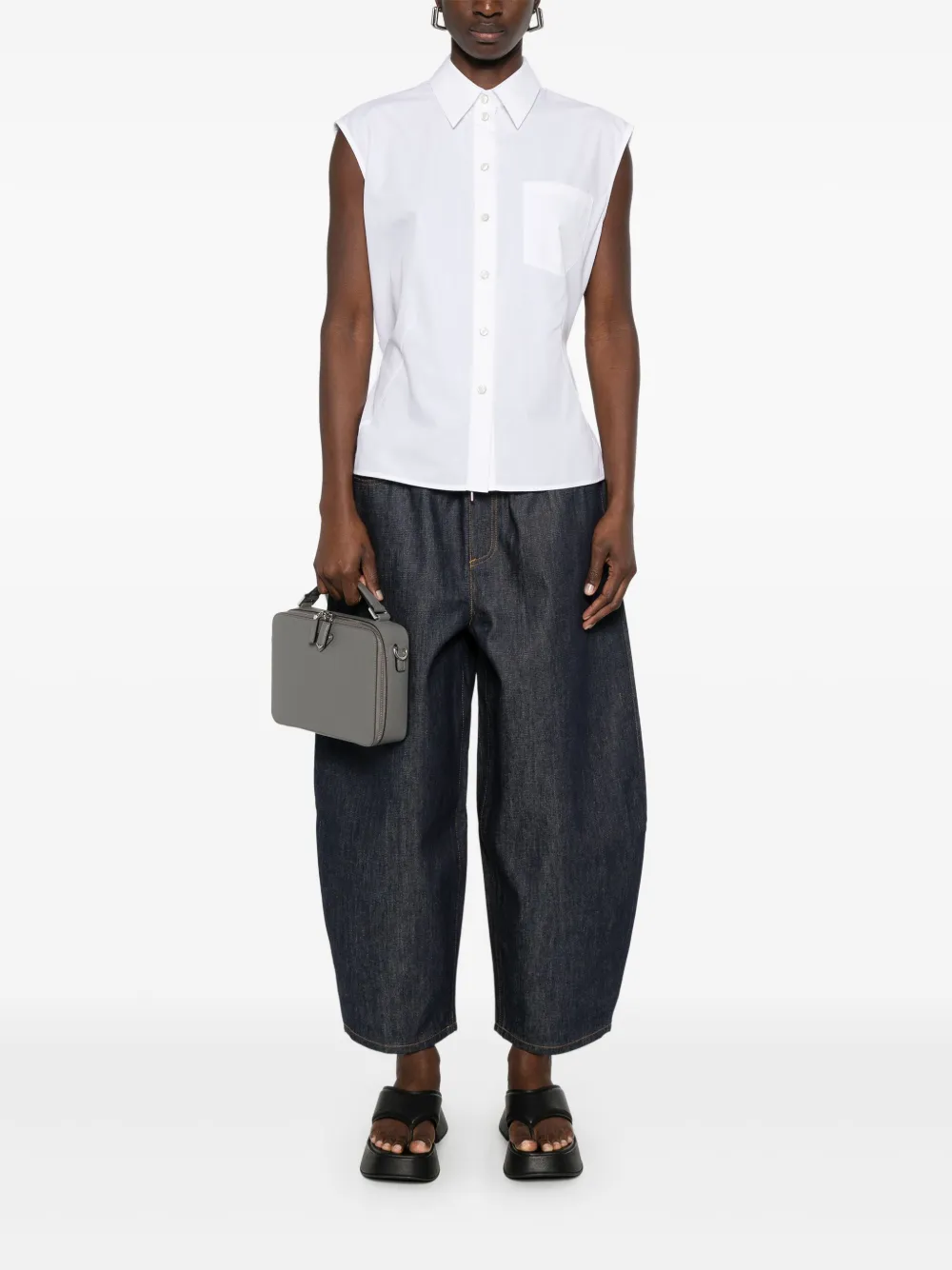 Helmut Lang Apex Tail blouse - Wit