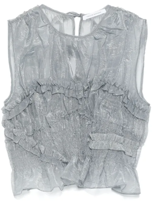 Cecilie Bahnsen haut Uphi - Gris - Cecilie Bahnsen - Modalova