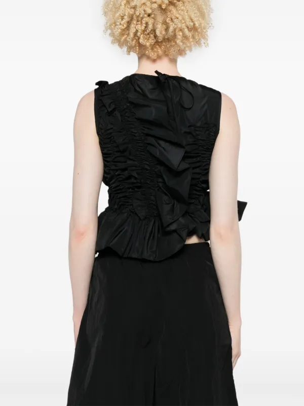 Cecilie Bahnsen Geo Top | Black | FARFETCH