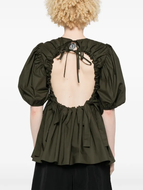 Cecilie Bahnsen Anisha Top | Green | FARFETCH