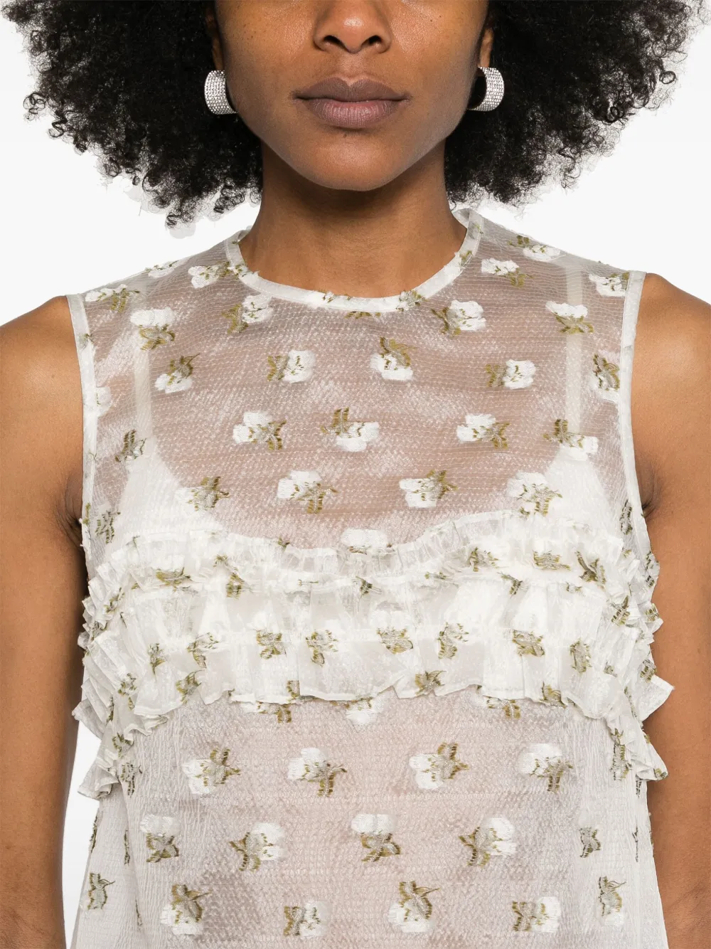 Cecilie Bahnsen Top Wit