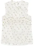 Cecilie Bahnsen Oksana top - White