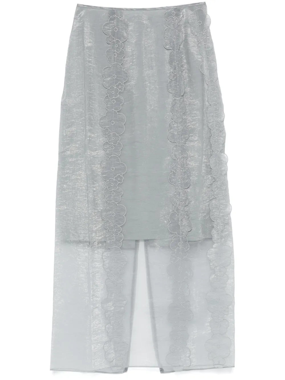 Cecilie Bahnsen jupe Olympia | gris | Image 1