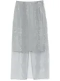 Cecilie Bahnsen Olympia skirt - Grey