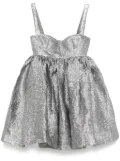 Cecilie Bahnsen Onique mini dress - Silver