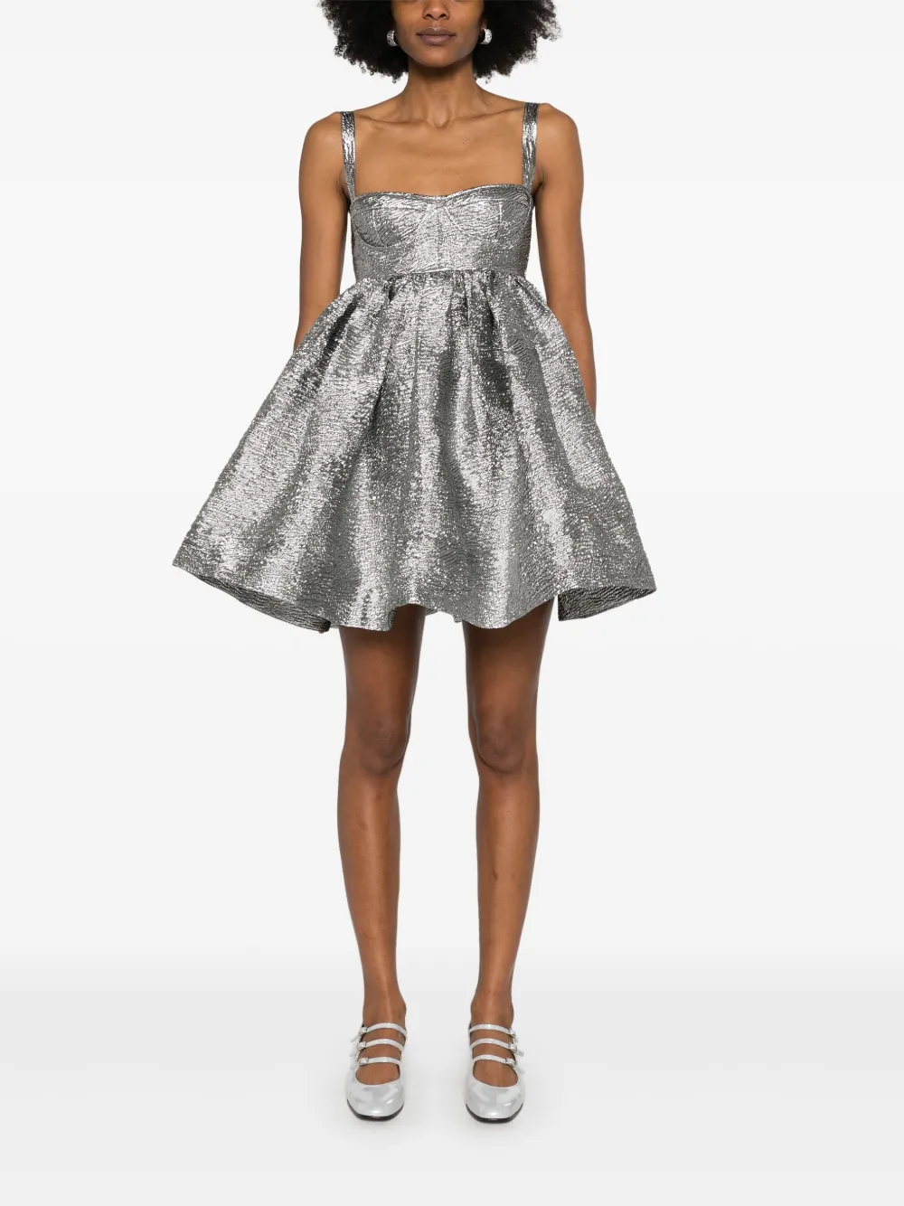 ceciliebahnsen Cecilie Bahnsen Onique mini-jurk - Zilver