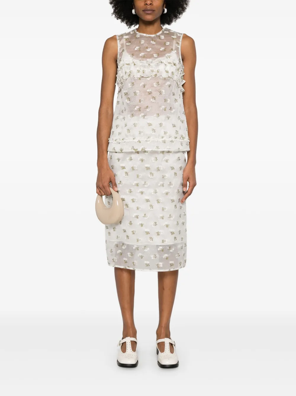 Cecilie Bahnsen falda midi Allegra | Faldas rectas | Image 2