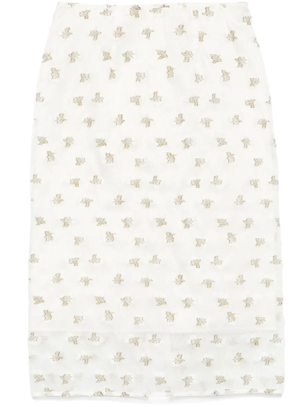 Cecilie Bahnsen falda midi Allegra | blanco | Image 1
