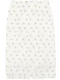 Cecilie Bahnsen Allegra midi skirt - White