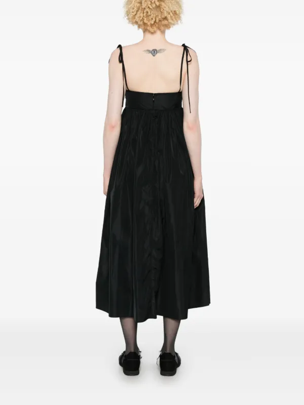 Cecilie Bahnsen Alena マキシドレス | ブラック | FARFETCH JP