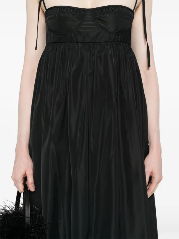Cecilie Bahnsen Alena Maxi Dress | Black | FARFETCH
