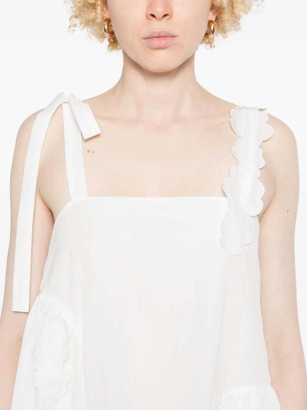 Cecilie Bahnsen Oaklyn Maxi Dress | White | FARFETCH Cecilie Bahnsen Oaklyn Maxi Dress | White | FARFETCH