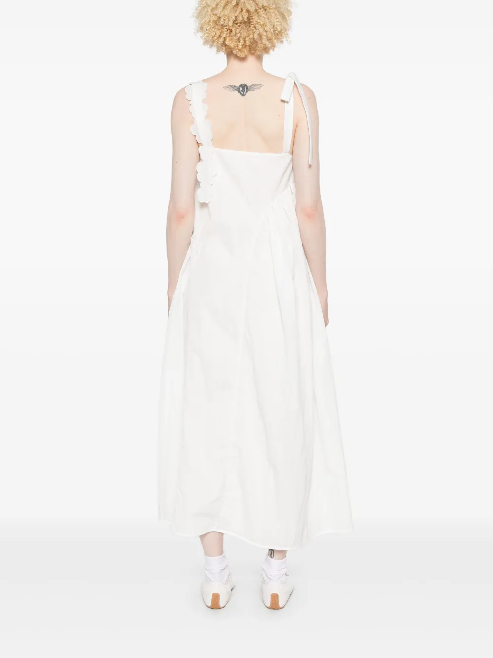 Cecilie Bahnsen Oaklyn maxi-jurk Wit