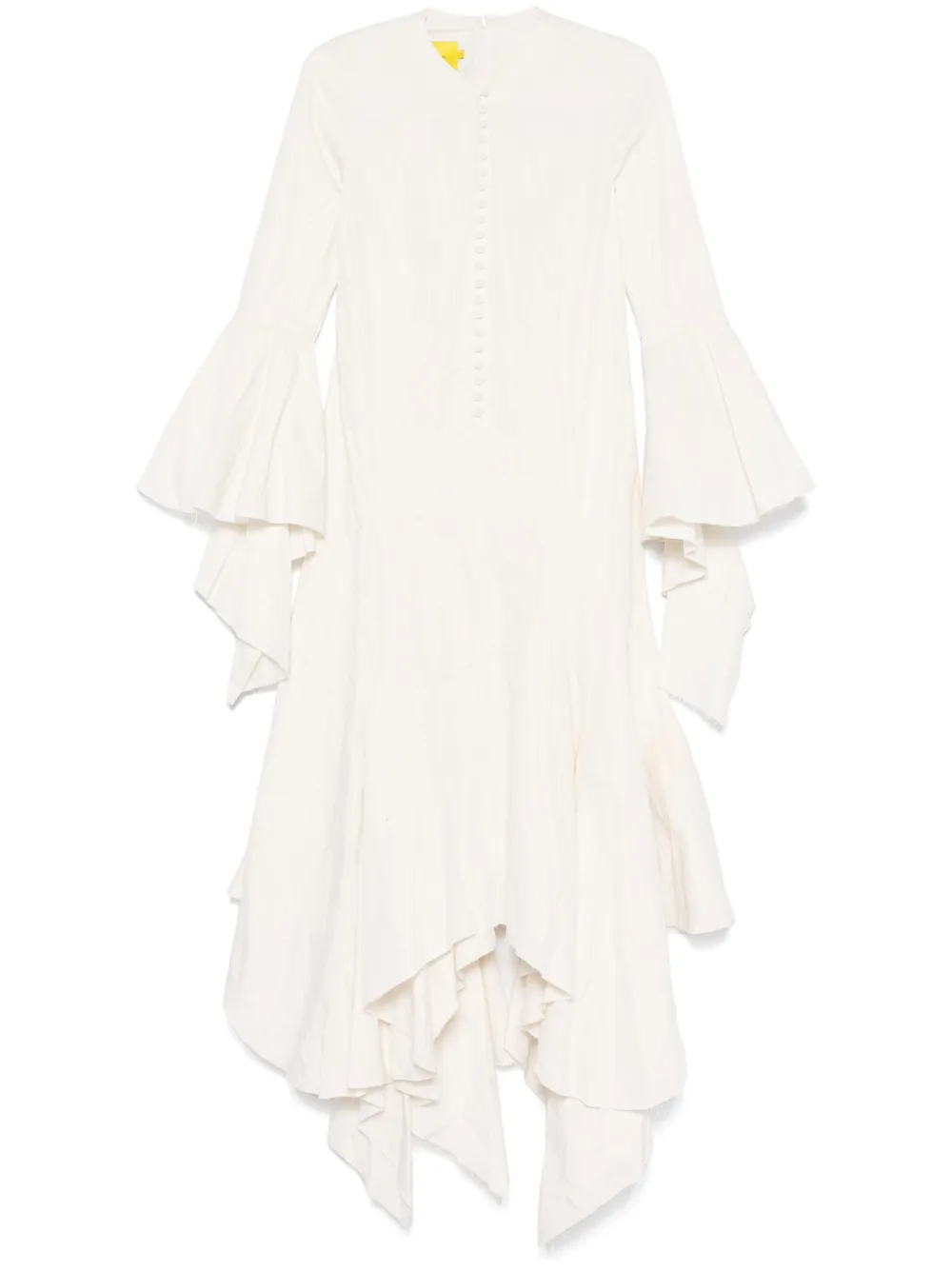 Marques'Almeida wrinkled handkerchief maxi dress
