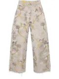 Marques'Almeida brocade-jacquard trousers - Neutrals
