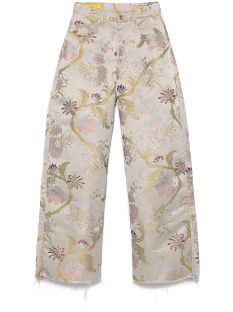 Marques'Almeida pantalones con brocado en jacquard